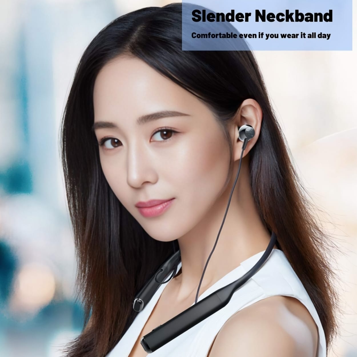 Charkee NB-804 Wireless Neckband Earphones