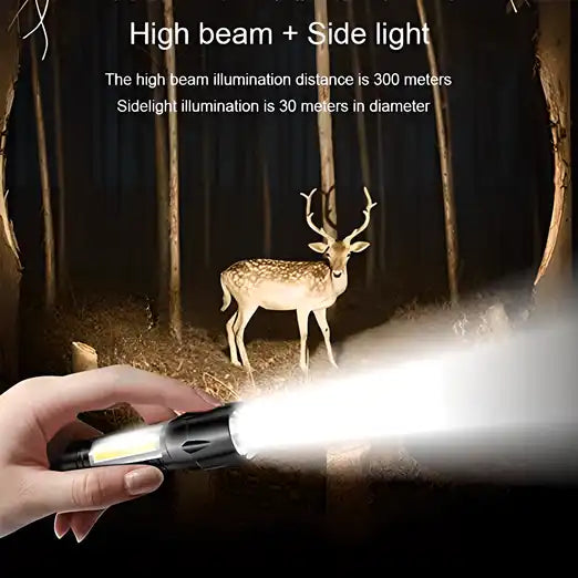 Pocket XPE+COB LED Tactical Flashlight