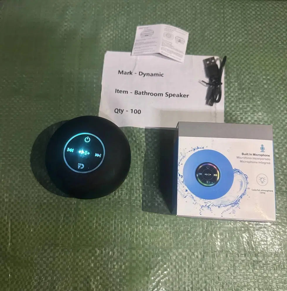Waterproof Suction Cup Bluetooth Speaker