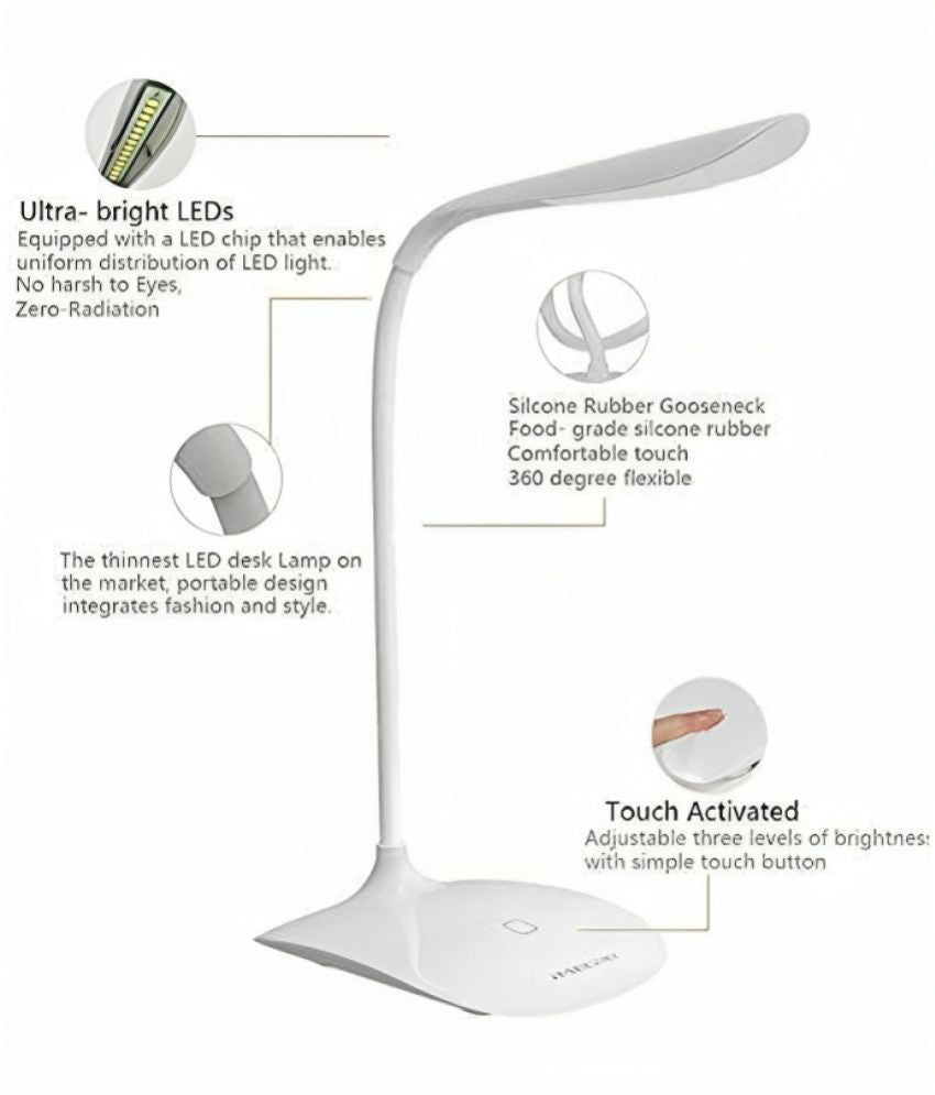 Charkee 3W Rechargeable Student Reading Lamp
