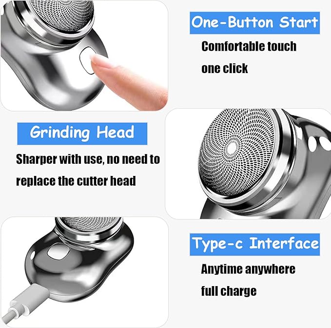 Mini Portable Electric Razor for Men