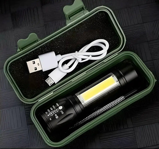Pocket XPE+COB LED Tactical Flashlight