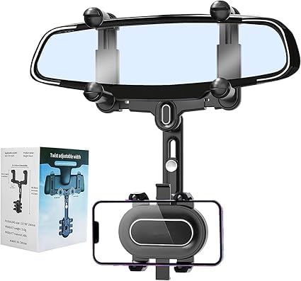 Rear View Mirror Car Phone Mount