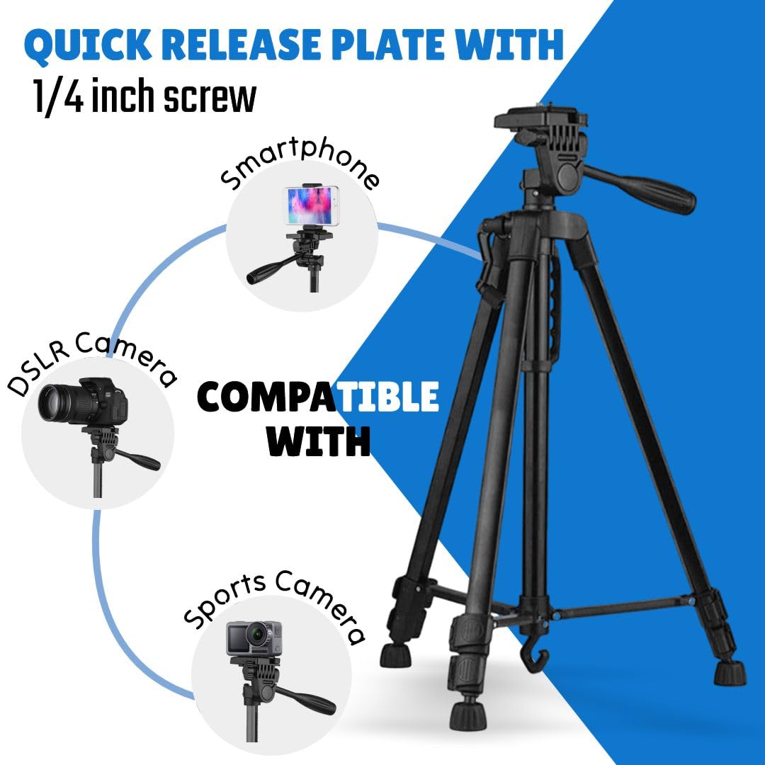 Tygot 3366 Aluminum Tripod 55-Inch