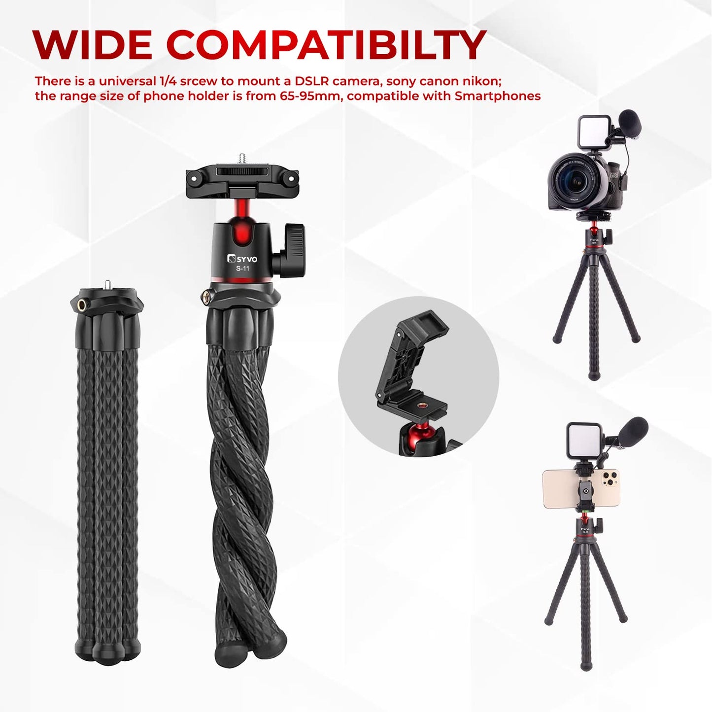 Syvo WT 3130 Aluminum Tripod 133cm