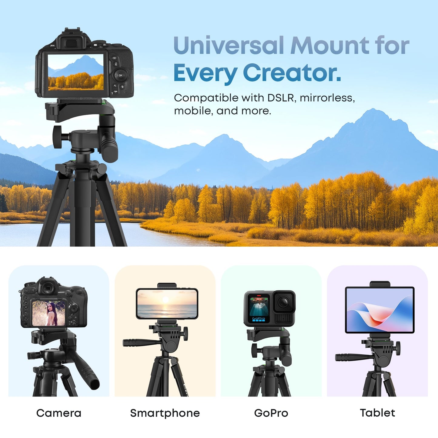 Syvo WT 3130 Aluminum Tripod 133cm