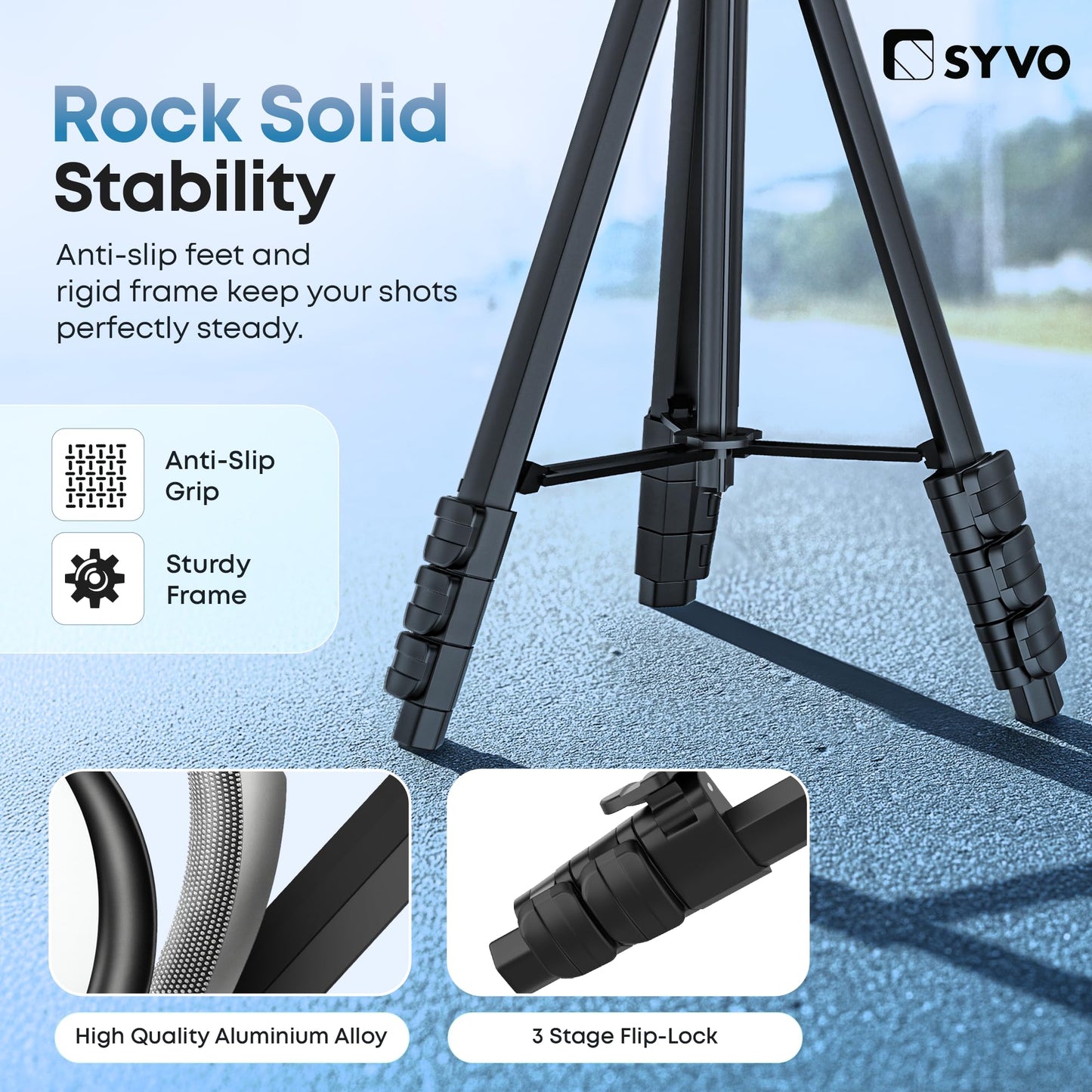 Syvo WT 3130 Aluminum Tripod 133cm