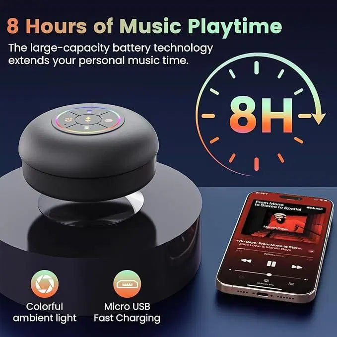 Waterproof Suction Cup Bluetooth Speaker