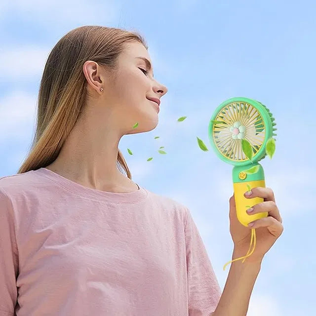 Portable Handheld Flower Fan