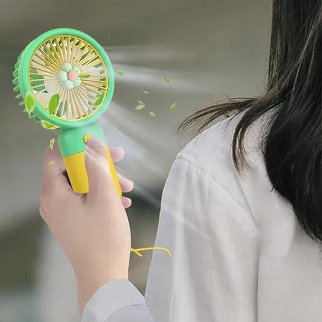 Portable Handheld Flower Fan
